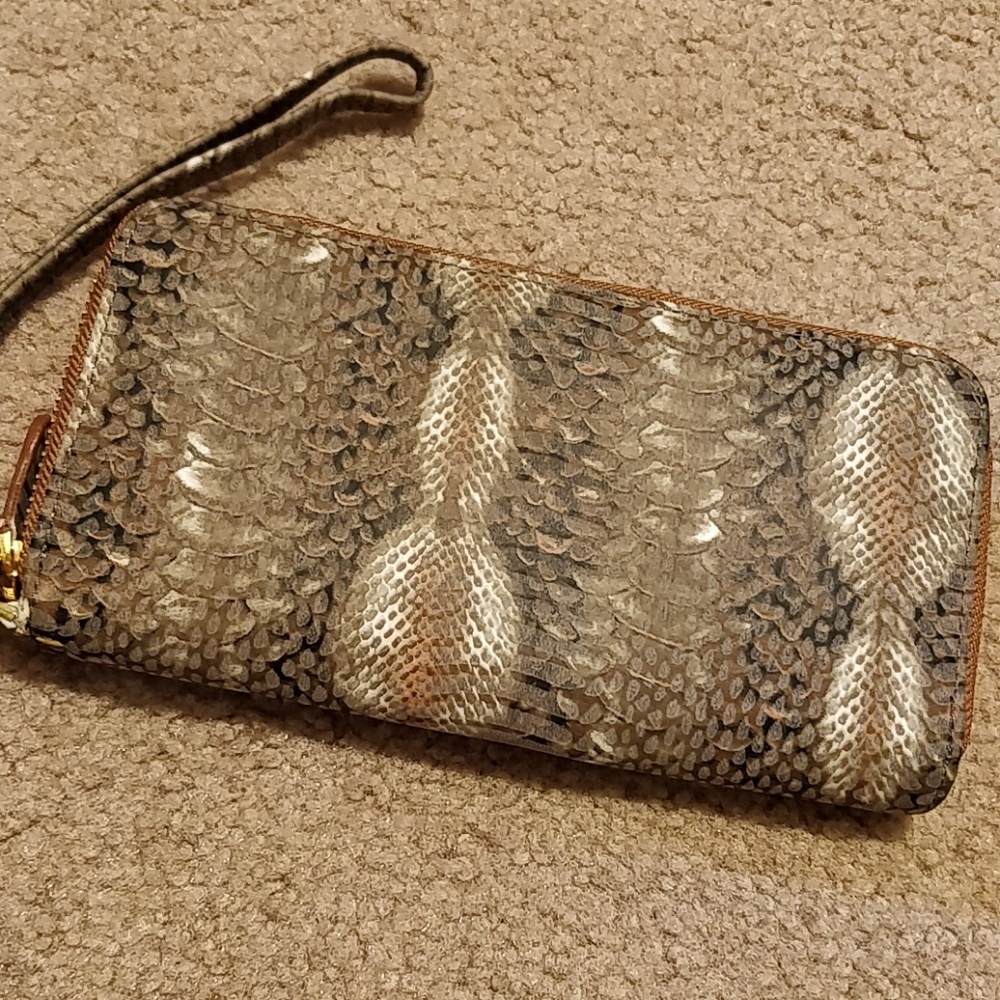 * Miztique Wallet Python Pattern Zip Around - image 1